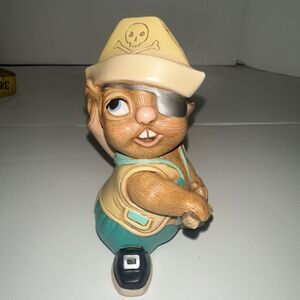 Pendelfin Rabbit Figurine "Pirate Patch" Made in England
